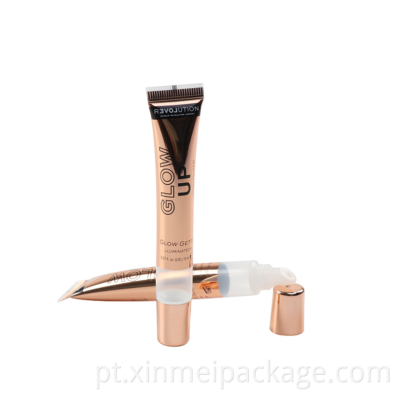 rose gold lip balm tube 